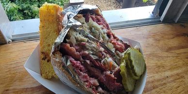 Pastrami, Cornbread, Best Sandwiches, Pickles, Best Pickles, Food Truck, Cater, Cleveland, Ohio, 