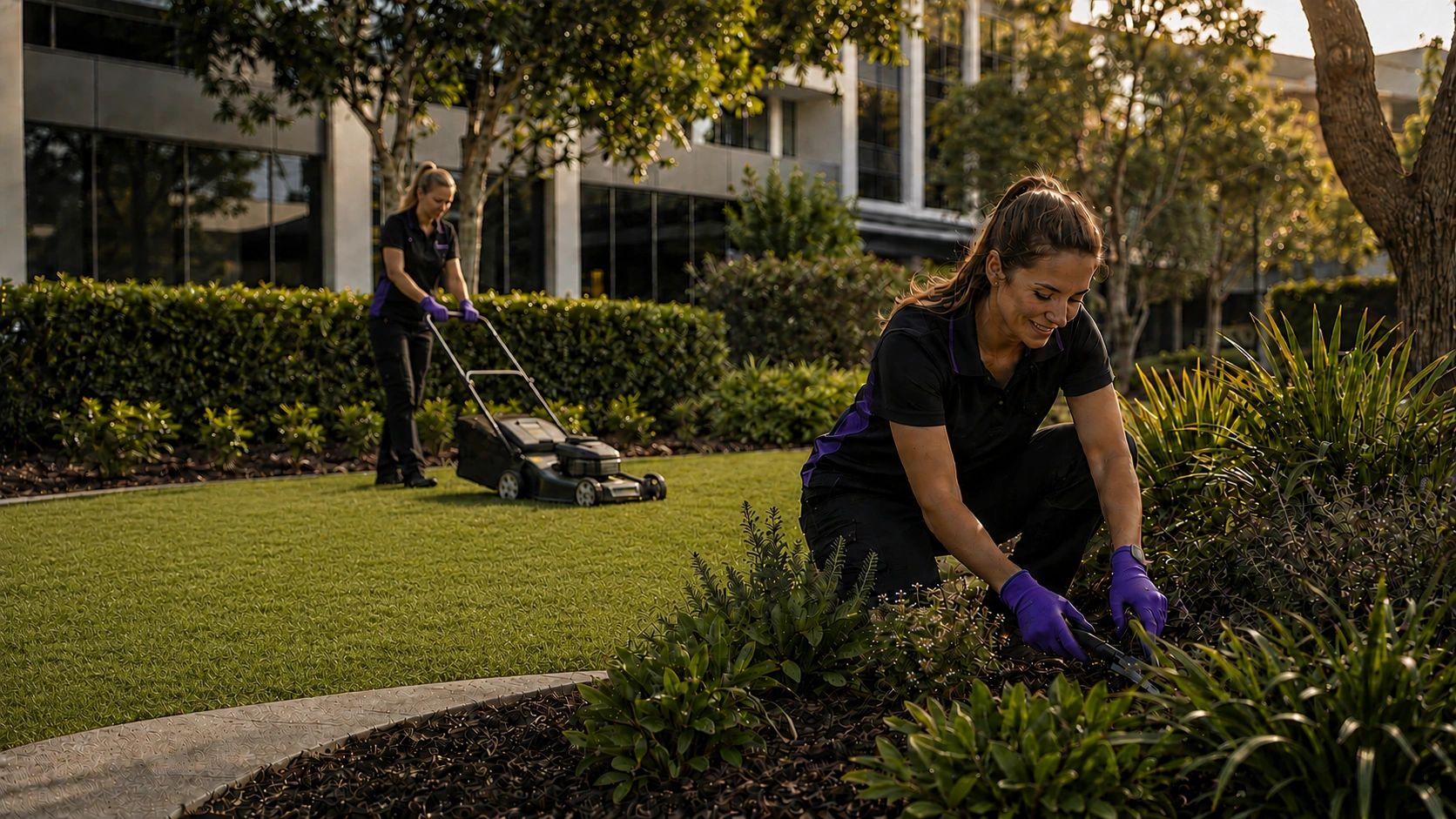 Commercial garden care for real estate, strata, schools and aged care from Rockingham to Mandurah.