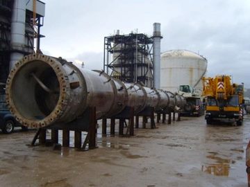 LPR procurement, column on supports in stainless steel a scrubbing column for Algeria