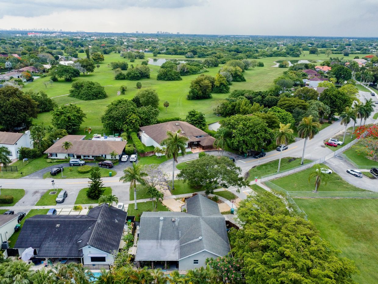 drone picture of Calusa Estates