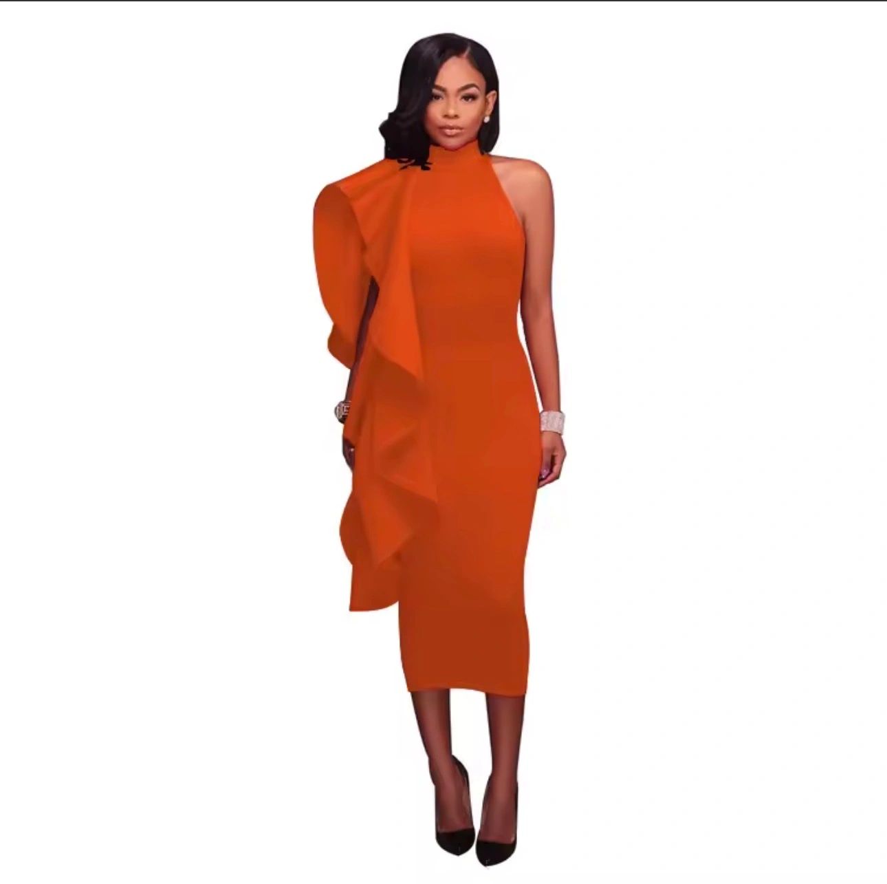 Orange Birthdays Dress