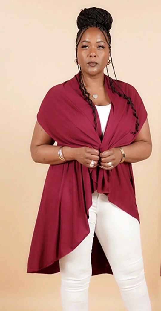 Burgundy Shawl