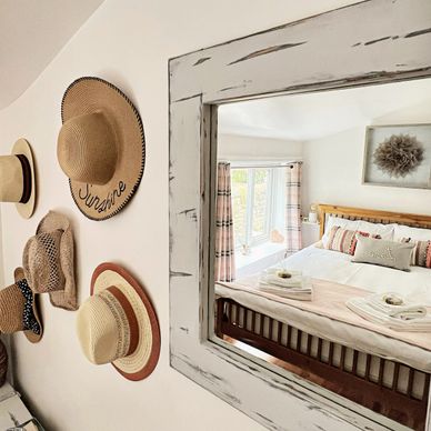 Bedroom at Tower Cottage holiday let 