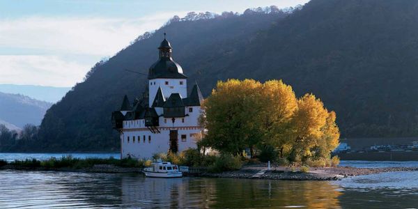 Pfalzgrafenstein Castle on the Rhine, Kaub, Germany