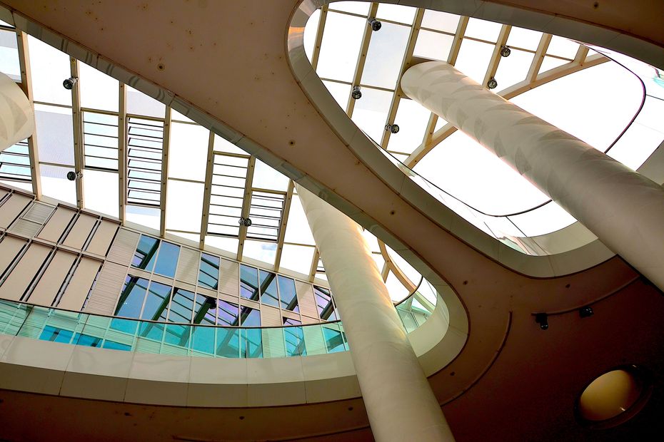 Fuksas house interior, Mainz