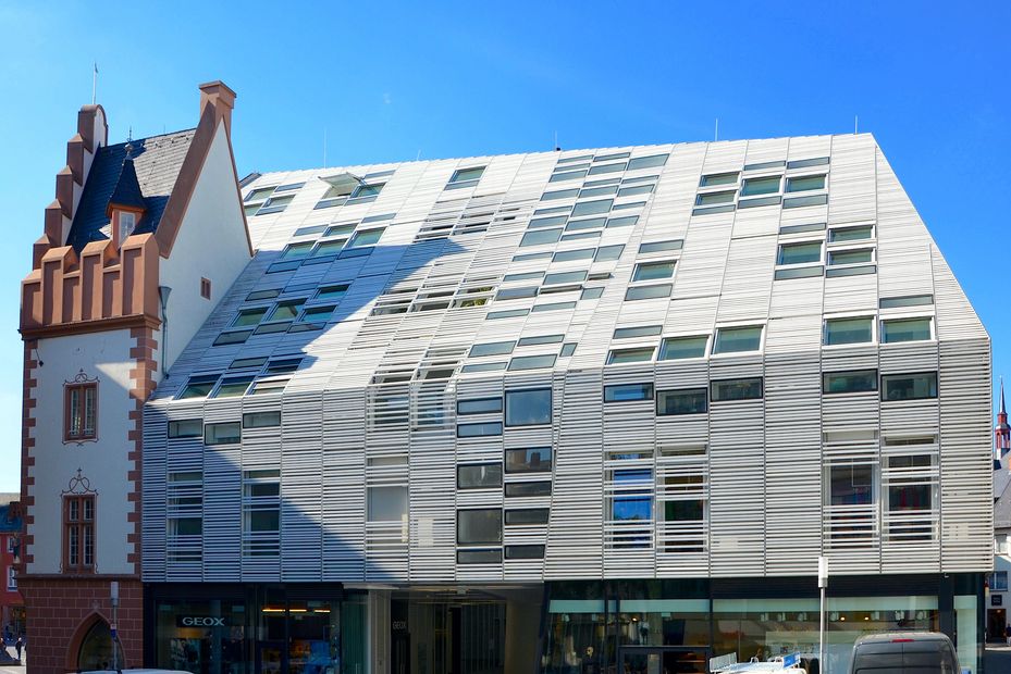 Fuksas House, Market Square, Mainz