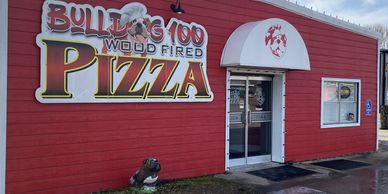 Get Bulldog 100 Pizza delivery to your door with AJ Eats-Delivery.