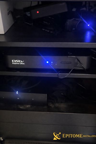 3 decoders installed to create extra view  in Rynfield by Epitome installers local DStv installer