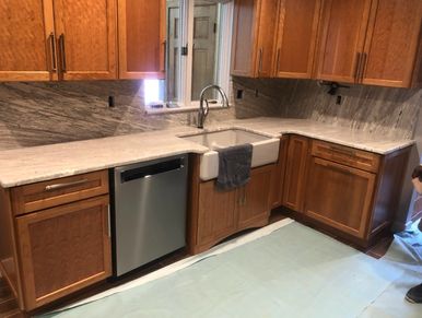 Thunder White Granite Countertops