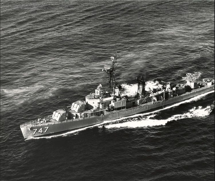USS Samuel N. Moore (DD-747), September 8 1958.