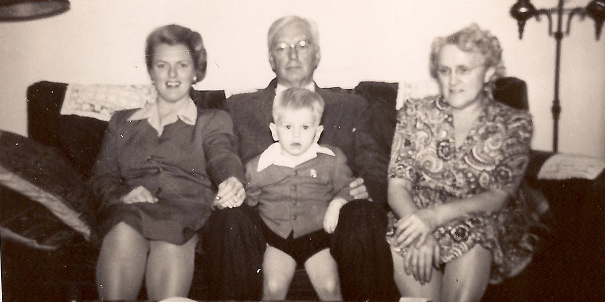 Alberta, Grandfather, Bunch, and me