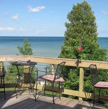 At The Waters Edge B&B, the only B&B on Lake Michigan in Algoma