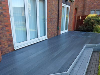 Decking cleaning decking sealing composite decking pressure washing clean by Cottingham Exterior Cleaning in Cottingham Willerby Kirk Ella Swanland Beverley Hull and surrounding area