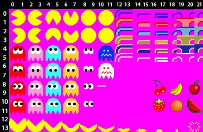 Browser Games - Google Doodles - Pac-Man, Ms. Pac-Man, and Ghosts - The  Spriters Resource