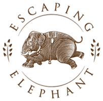 escaping elephant