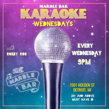 Wednesday karaoke at Marble Bar 