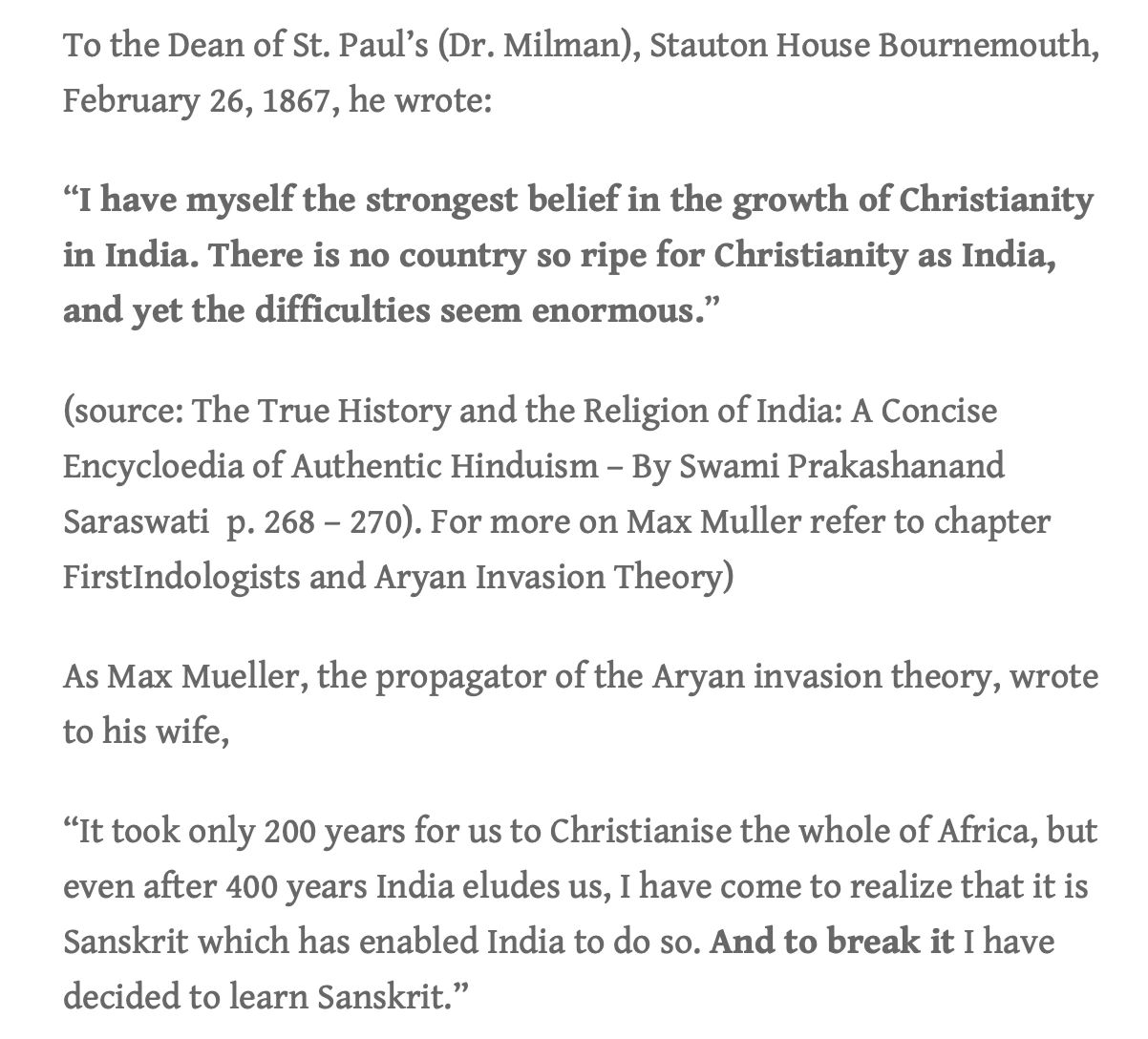 Max Muller & debunked Aryan Invasion Theory Max Muller & debunked Aryan Invasion Theory