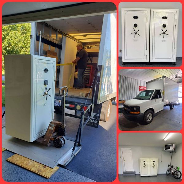 Professional delivery of safes by Able Safe Co. in Pinconning, MI