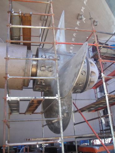 Survey on damaged propeller