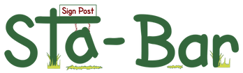 Sta-Bar Sign Post