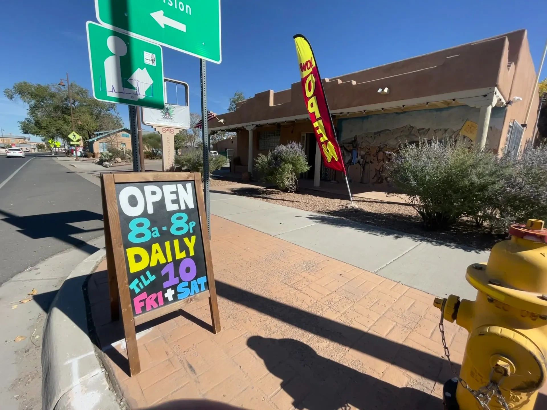 Inhale Wellness 848 S Camino del Pueblo
Open Daily 8a - 8p till 10p on Friday and Saturday