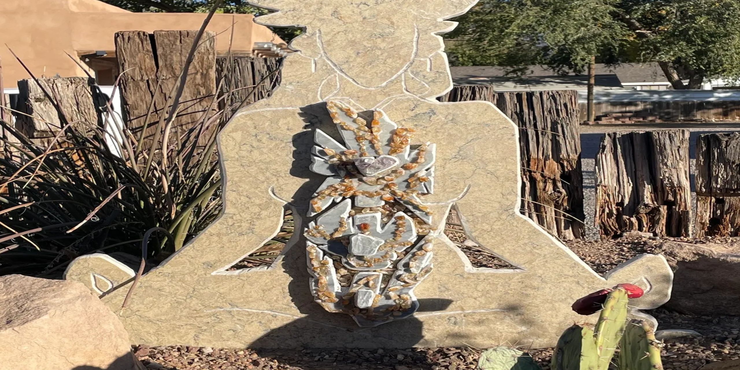 Custom Granite Inhale Wellness Chakra Sculpture
Tobias Sedilla, Albuqurque NM