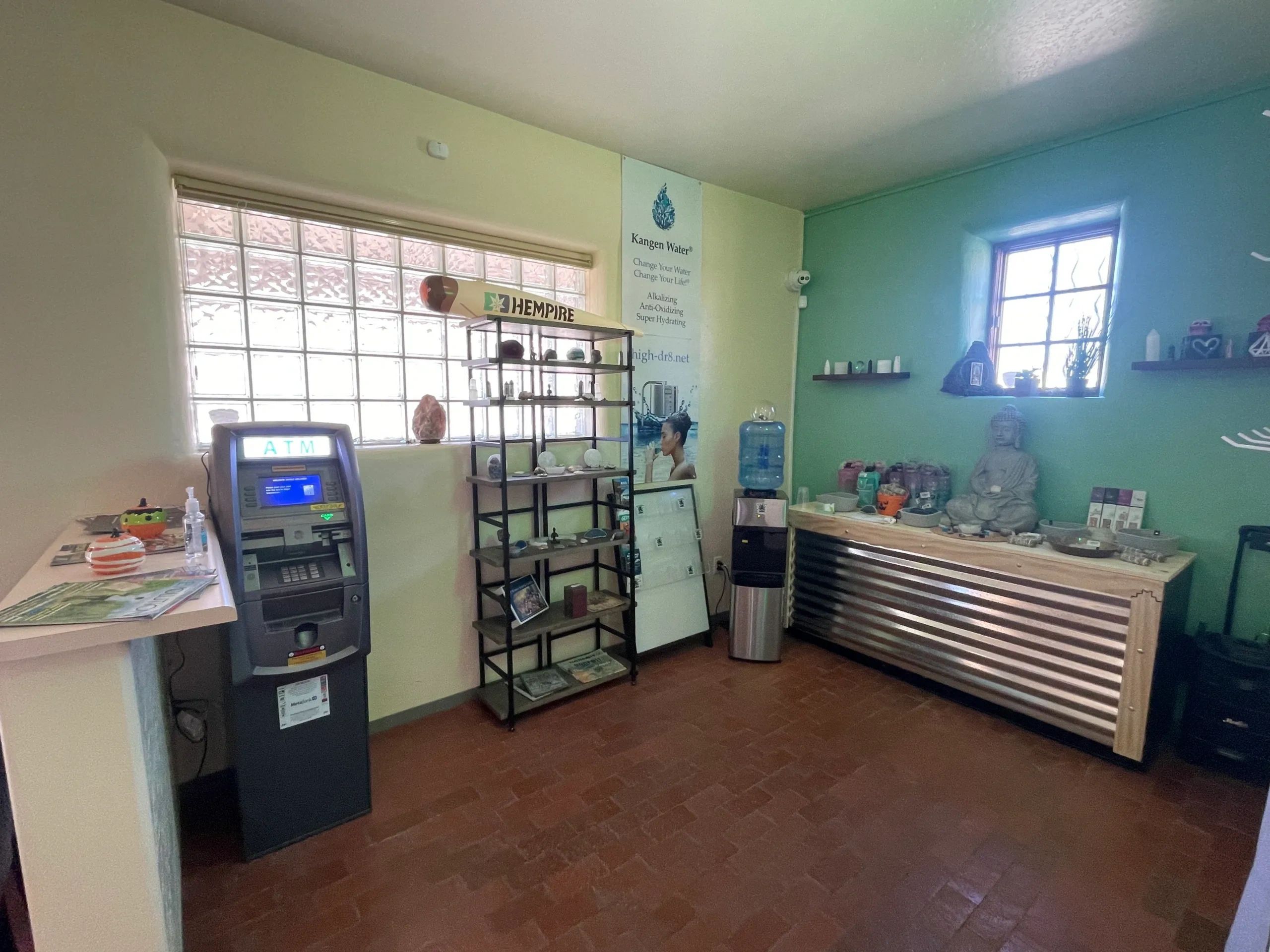Crystals, Kangen Water, Unique Gifts, ATM on site