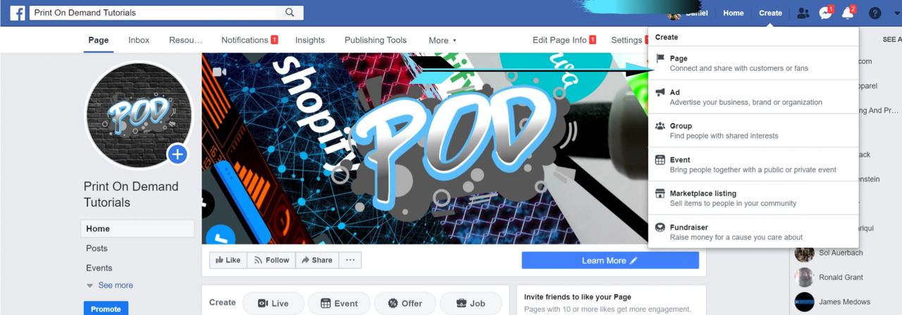 Facebook Create A New Page Preview Tutorial