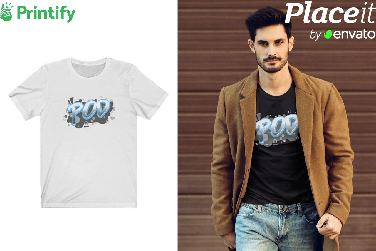 Print On Demand Printify Standard Mock Up VS Place It Comparison Preview Tutorial Print On Demand Printify Standard Mock Up VS Place It Comparison Preview Tutorial