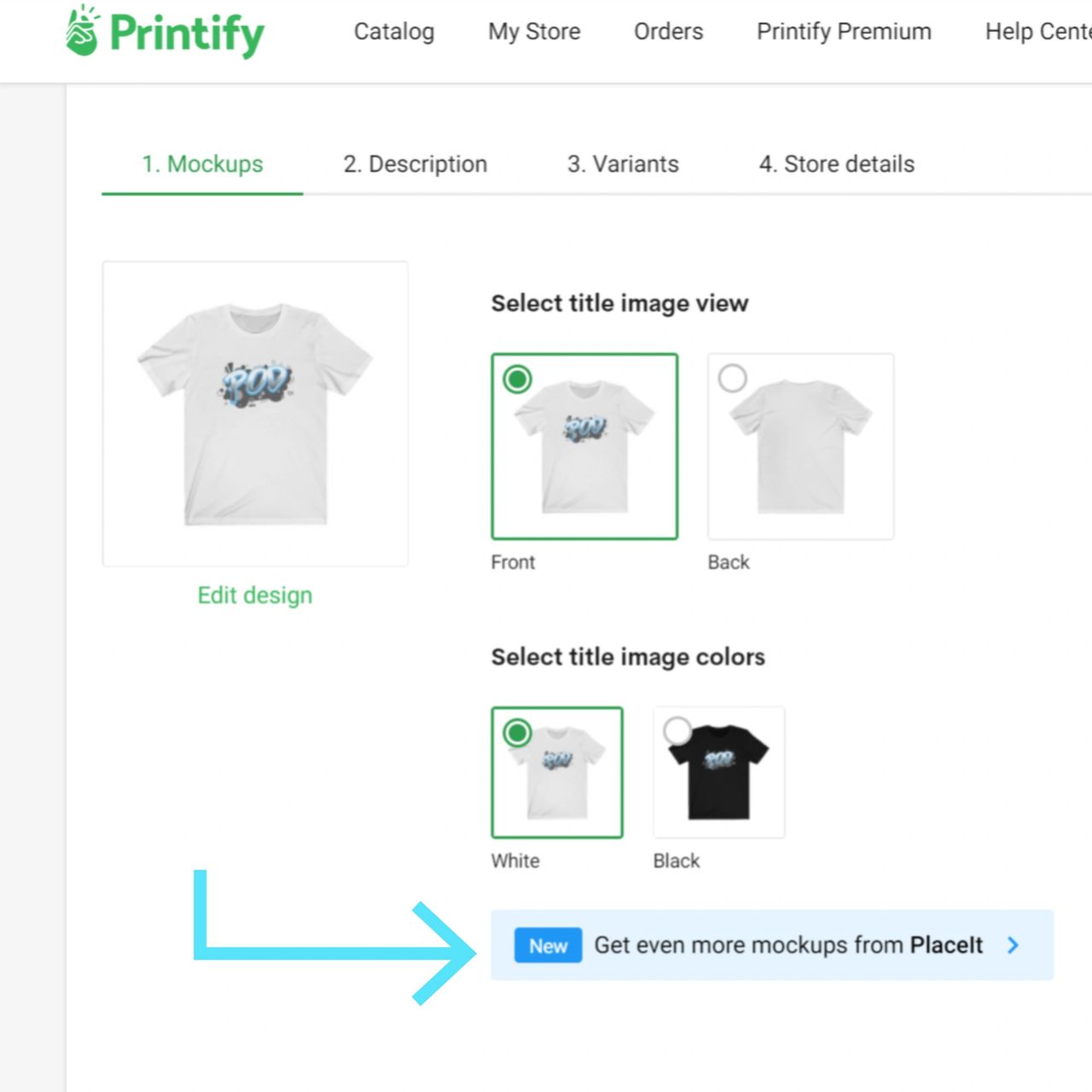 Printify Mock Up Recommendation Preview Tutorial 