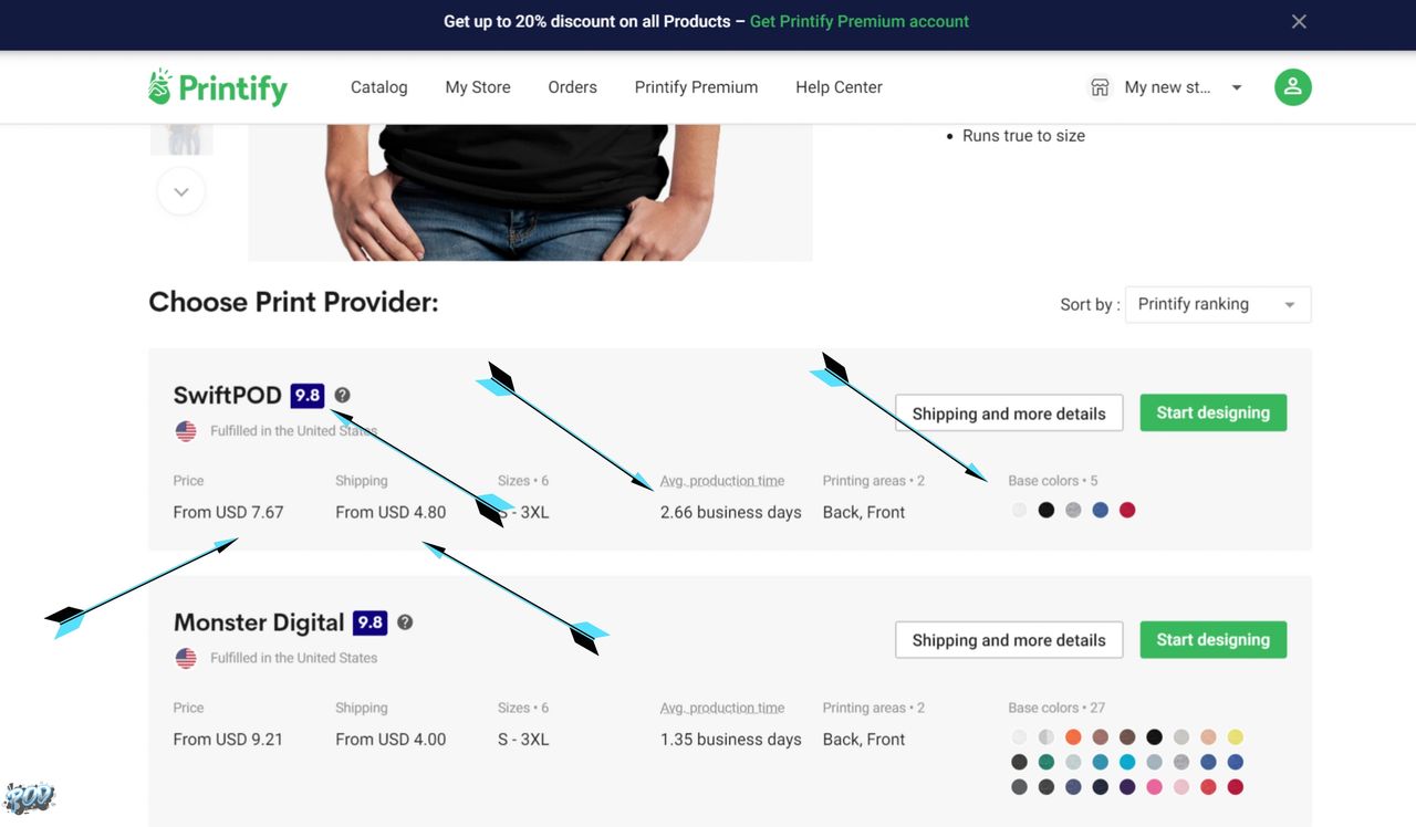 Printify Product Providers Preview Tutorial Printify Product Providers Preview Tutorial