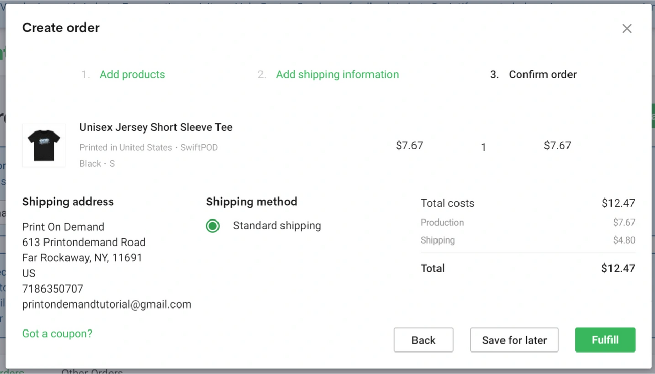 Printify Automated Order Fulfillment Preview Tutorial