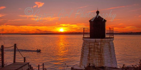 Sunset at Castle Hill Lighthouse, Rhode Island