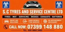 South Croydon tyres and service centre