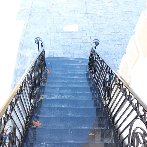 Specialty rails with custom brushed metal rail cap