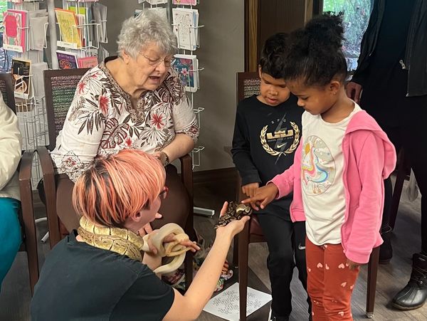 reptile party and education event