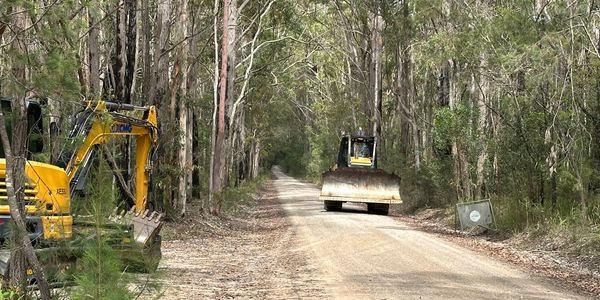 fire trail construction karuah NSW