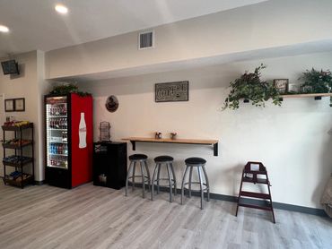 Side inside view of Main Munchery