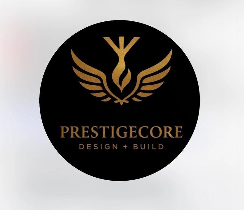 Prestigecore Design + Build's Logo