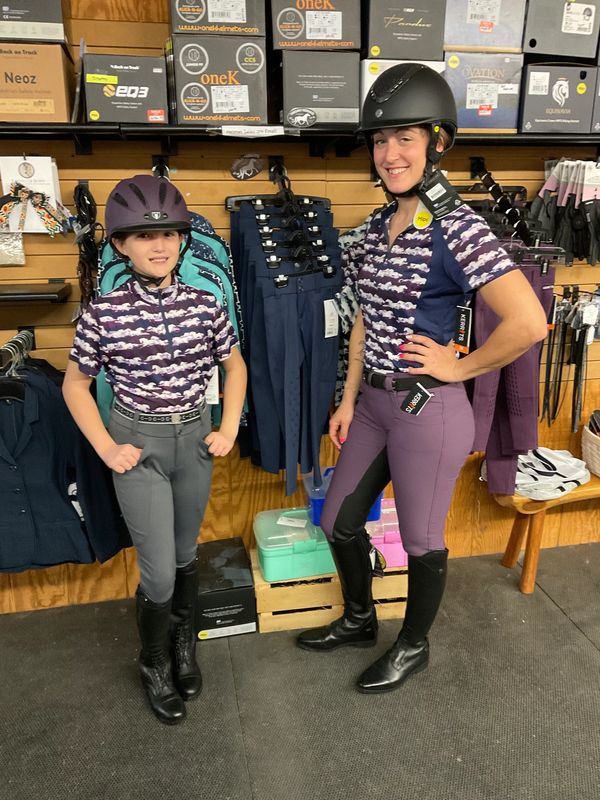 New Spring clothing is here!  featured are Kerrits tops & breeches! 