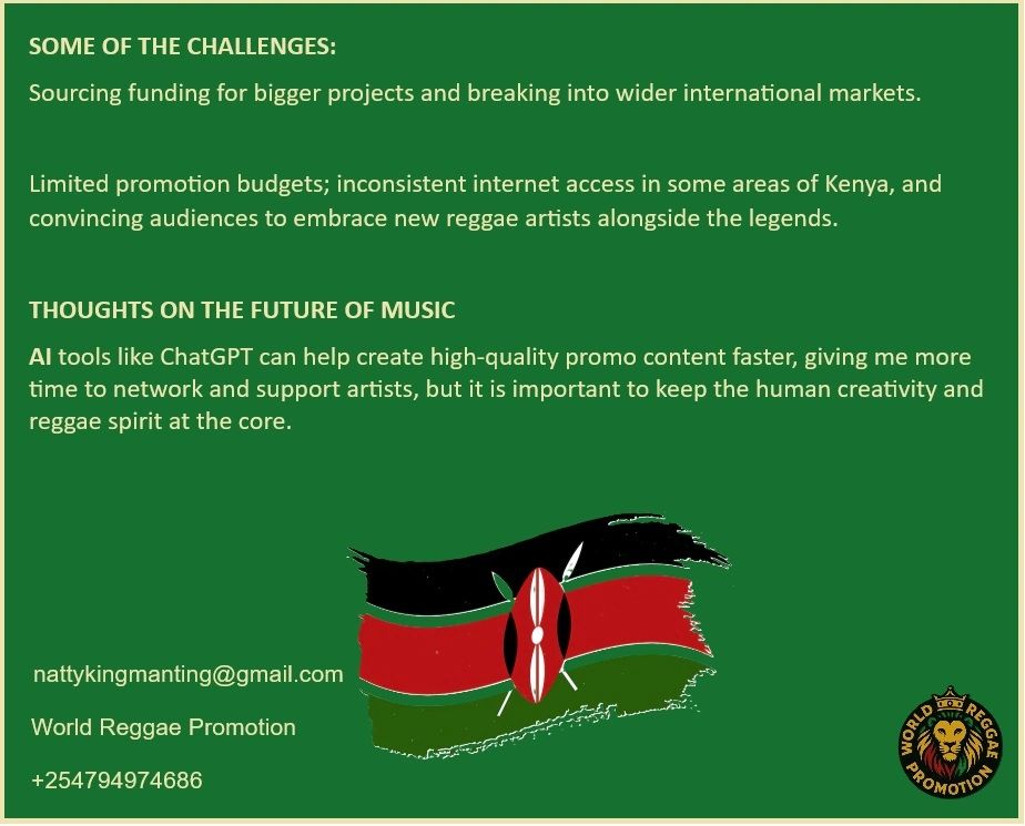 It is important to keep the human creativity and reggae spirit at the core.