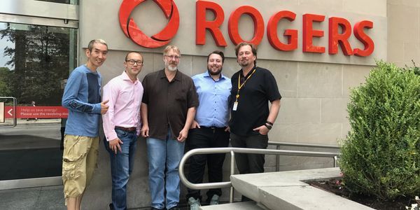 Rusty Cole visiting Rogers in Toronto for customer success related meetings