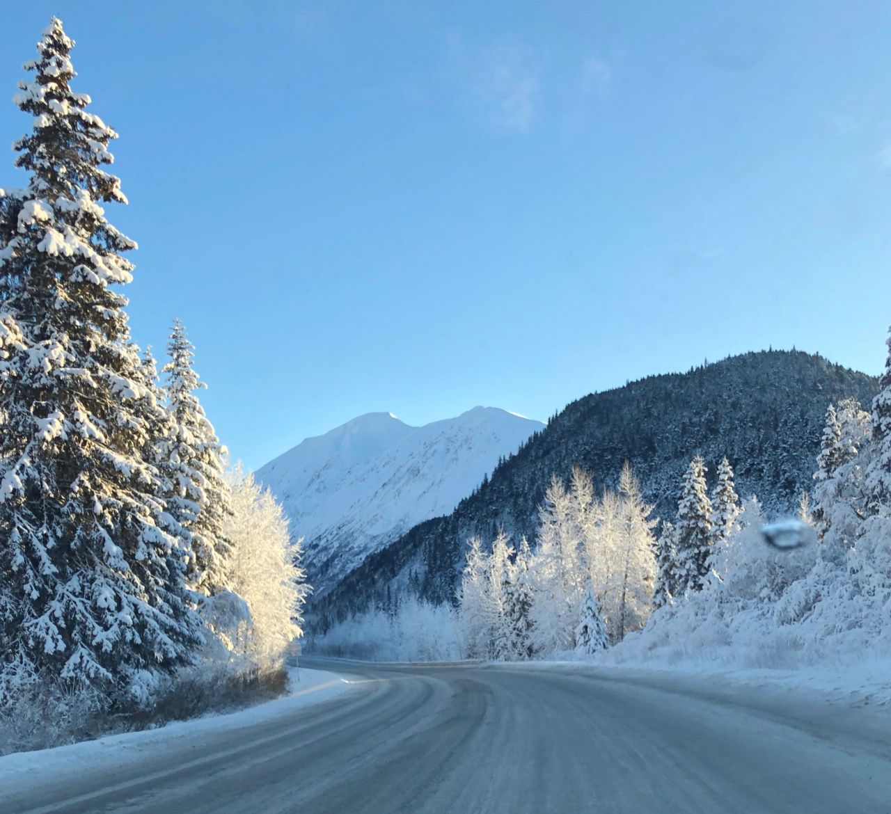 We Had A Few Below Zero Drives On The Kenai Peninsula.