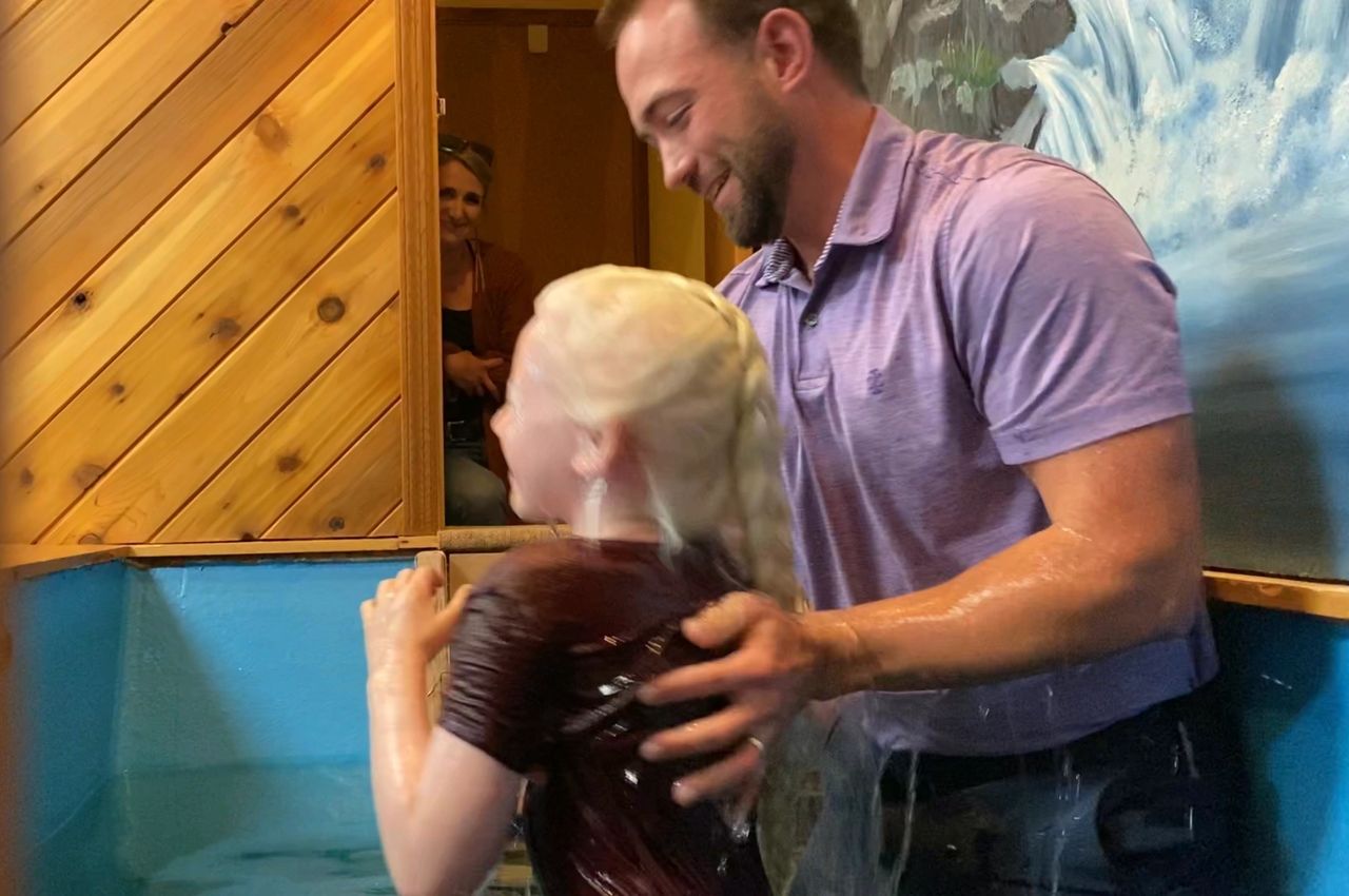 I was honored to baptize my niece, Lyla!