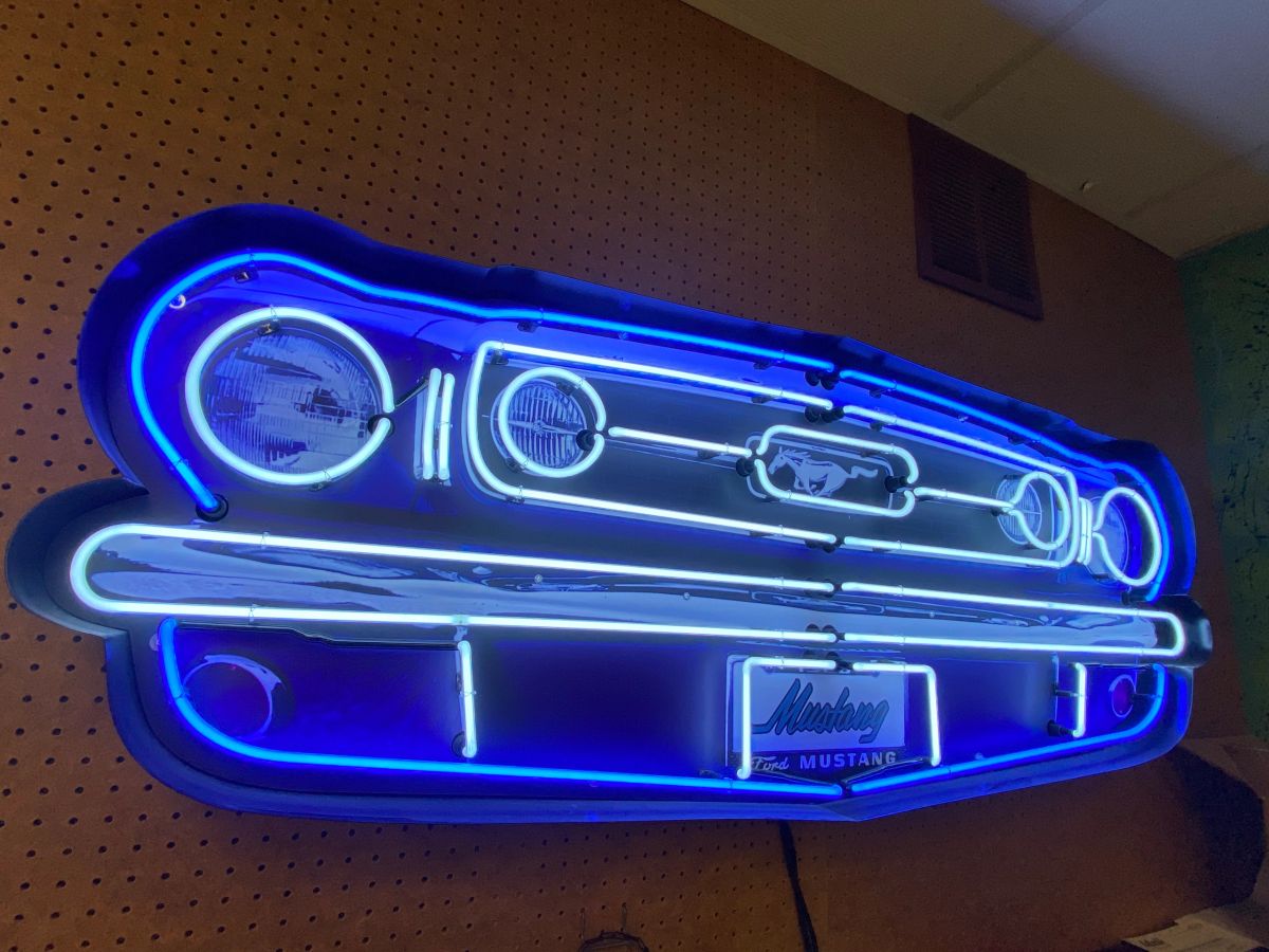 Ford Mustang Slim Line LED Sign main image 1