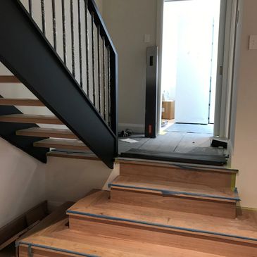 building design, building designer, stairs, attic conversions, open risers