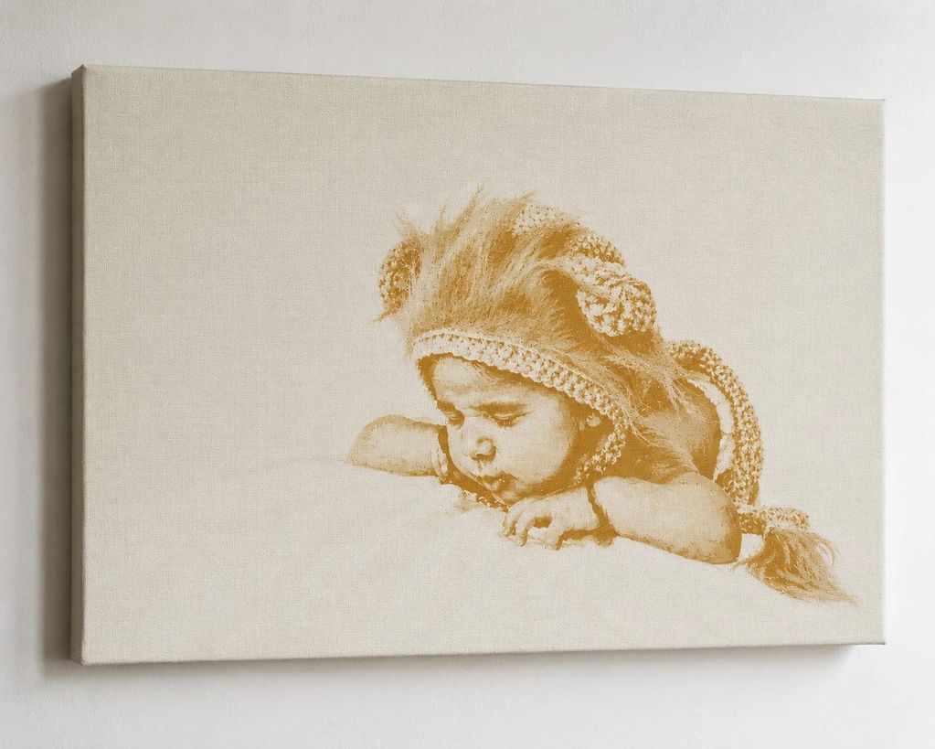 Curated baby portraits to Timeless canvas artwork—preserving precious moment as a cherished memory.