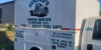 mobile trucks repair, sterling, il, gonzalos towing service & repair llc