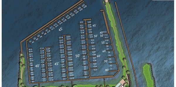 Adelaide Point Wet Marina Layout