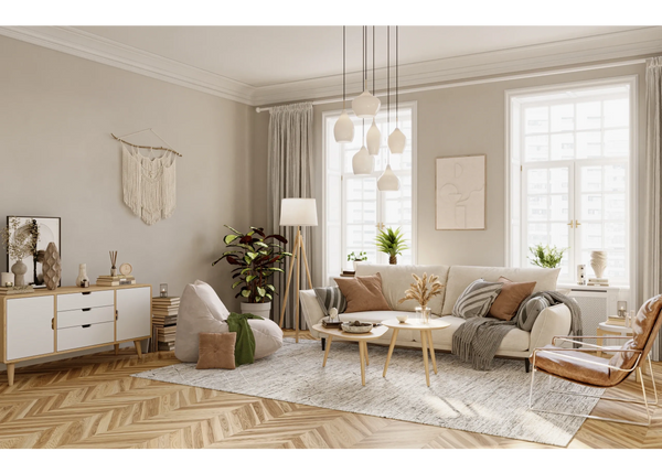 sofa and accent chair